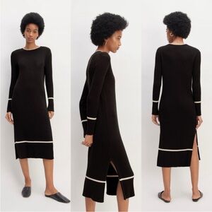 NWOT Everlane wide rib midi sweater dress.